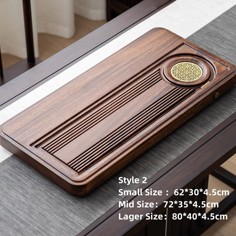 Solid Wood Tea Tray Drainage|Chinese Gong Fu Tea Tray - TeaCeremonyLife