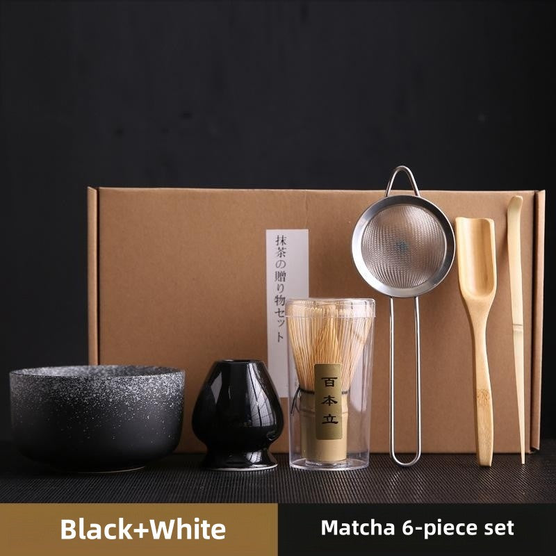 Ceramic Matcha Tea Set With Bamboo Whisk|Matcha Set With Chasen - TeaCeremonyLife