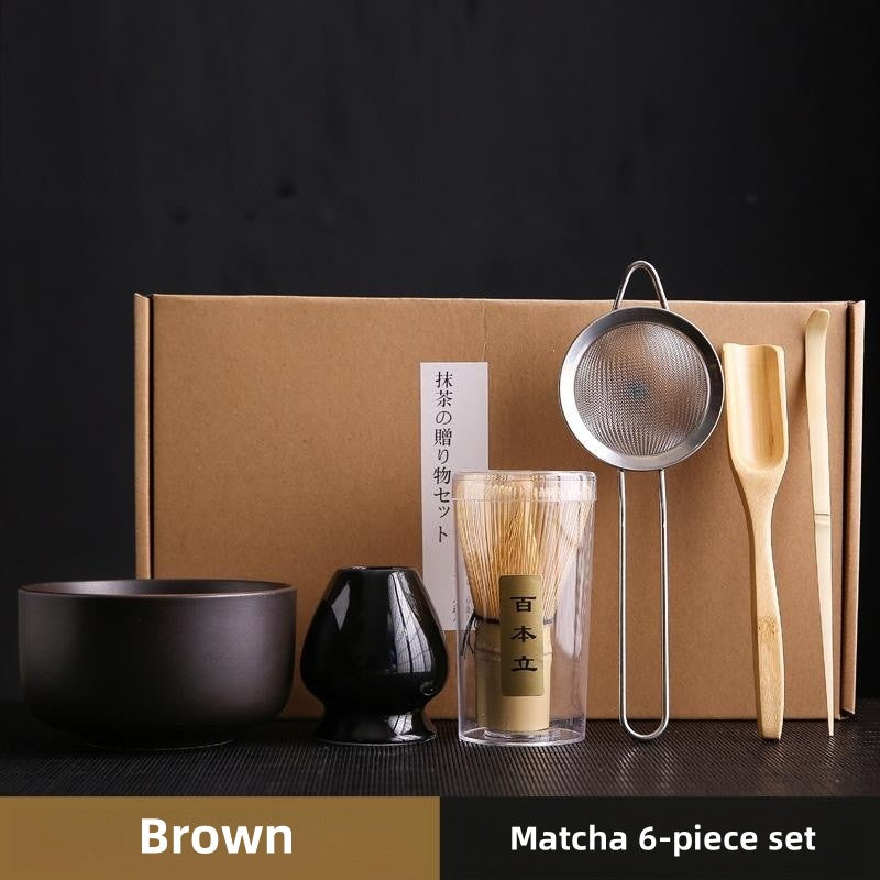 Ceramic Matcha Tea Set With Bamboo Whisk|Matcha Set With Chasen - TeaCeremonyLife