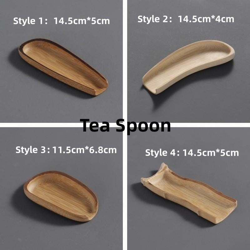 Natural Bamboo Tea Spoon Tea Ceremony Set|Bamboo Tea Accessories - TeaCeremonyLife