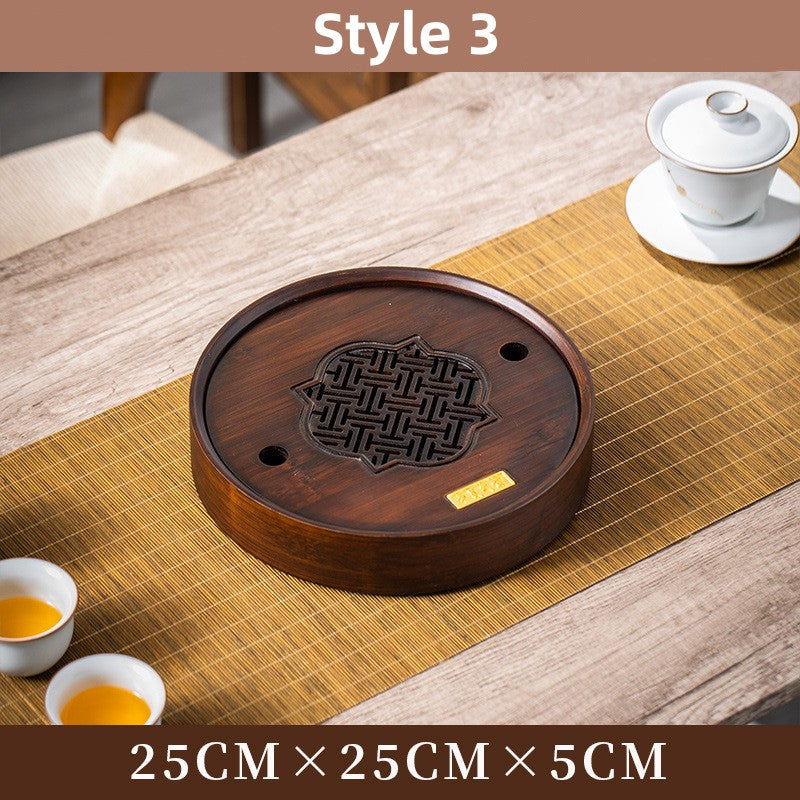 Chinese Wood Gong Fu Tea Tray with Drainage - TeaCeremonyLife