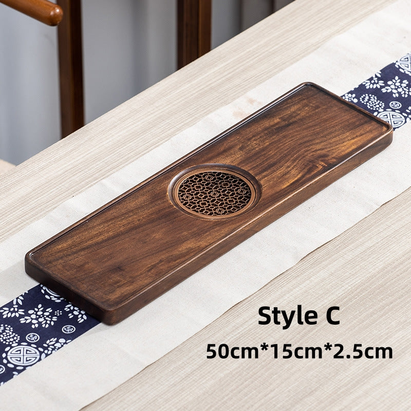 Wood Tea Tray with Drainage|Chinese Gong Fu Tea Tray - TeaCeremonyLife