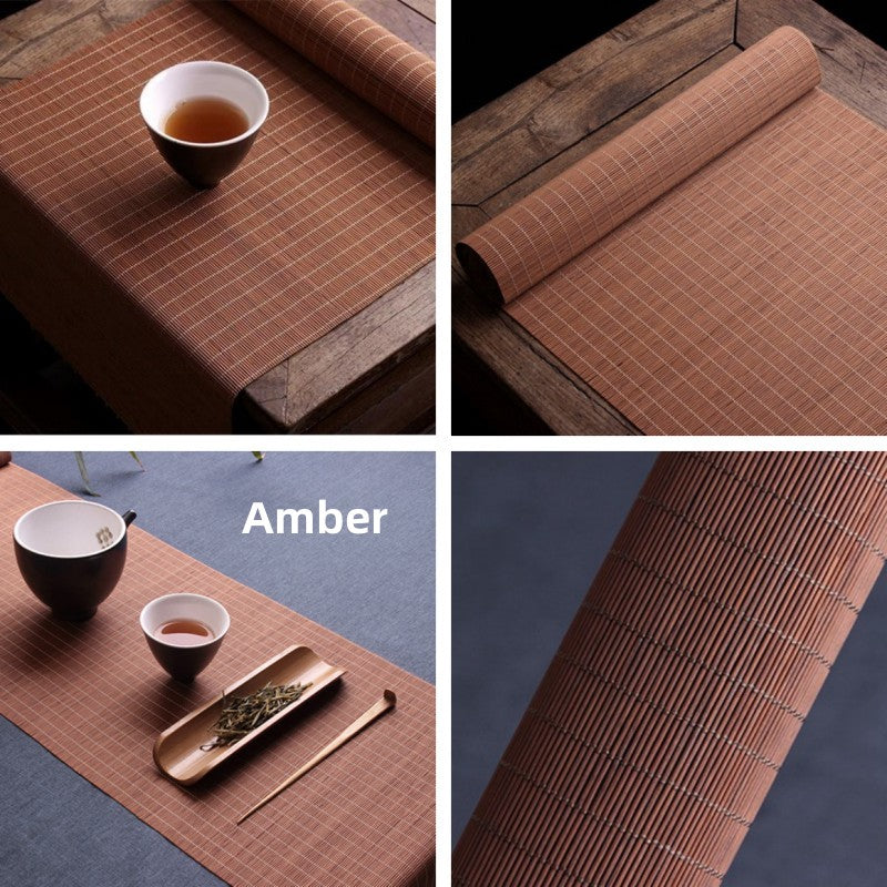 Bamboo Tea Table Mats|Table Cloth|Tea Table Runner|Tea Accessories - TeaCeremonyLife