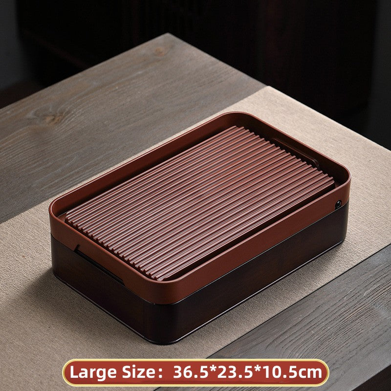 Chinese Gongfu Tea Tray With Storage Tray - TeaCeremonyLife