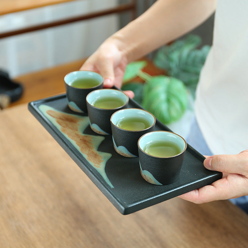 Ceramic Mountain Tea Pot Set With Warmer And Tea Tray - TeaCeremonyLife