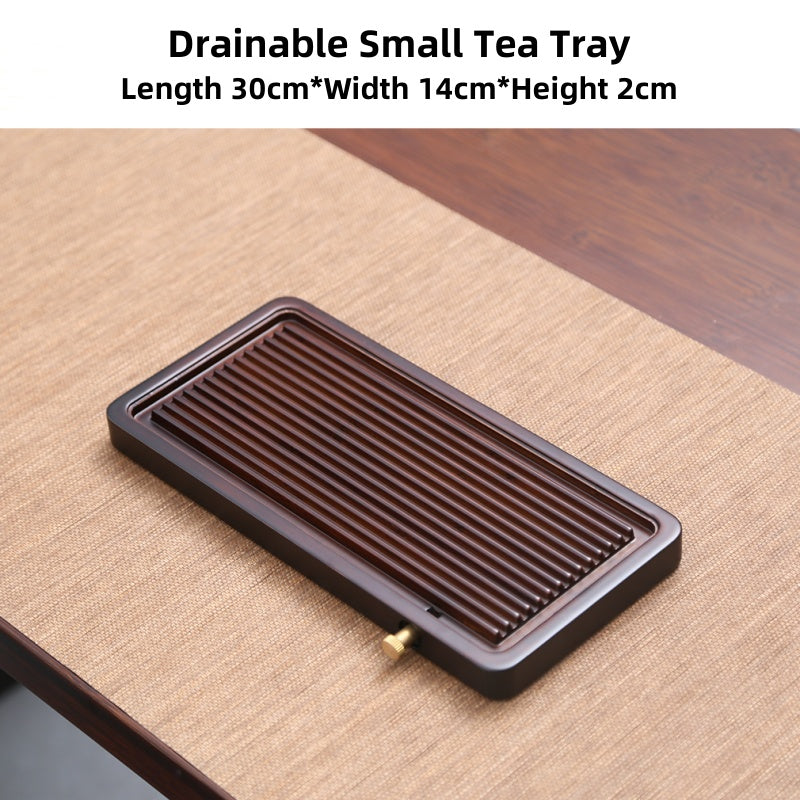 Wood Tea Tray with Drainage|Chinese Gong Fu Tea Tray - TeaCeremonyLife